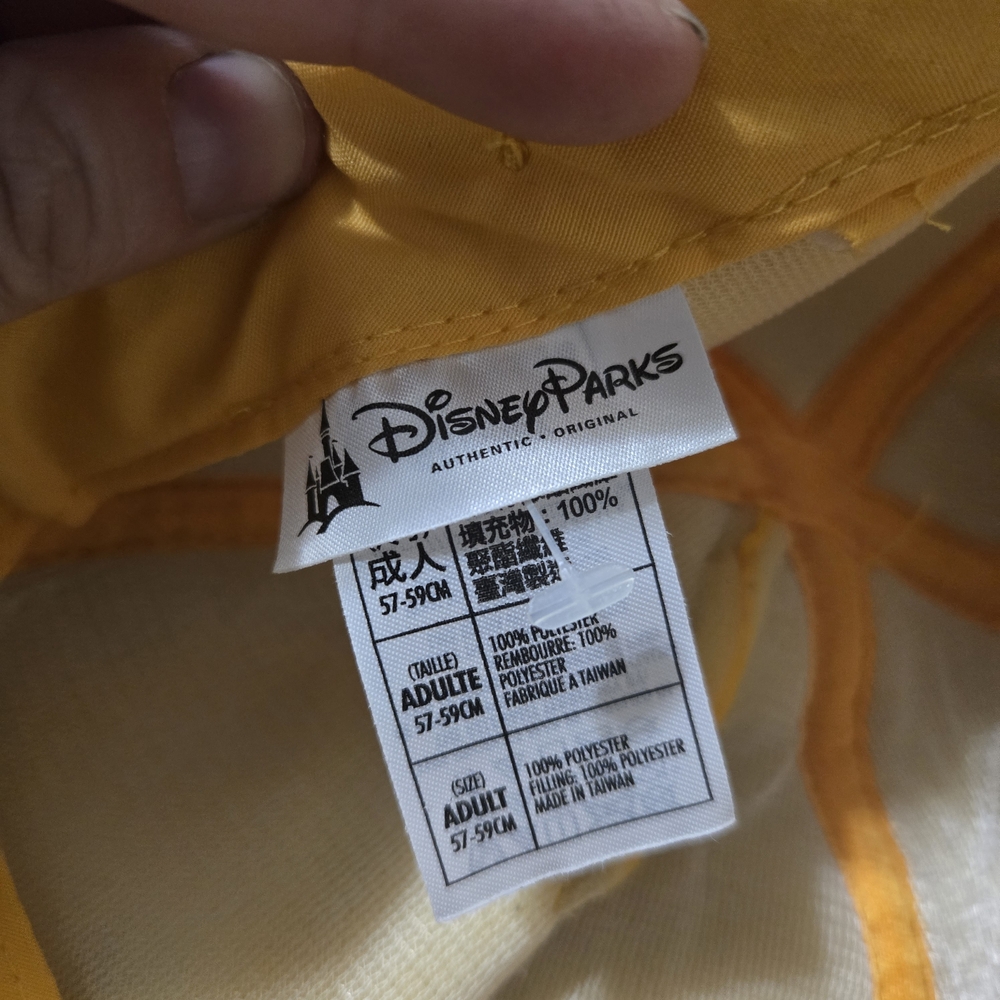 Disney Parks Pluto Baseball Hat Cap Foam Padded Face Adult One Size Vintage - Picture 5 of 5